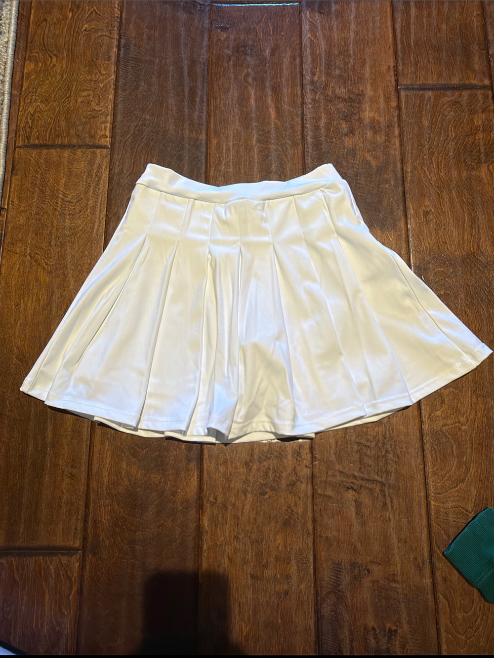 Girls' White Pleated Skort - Kids Bottoms